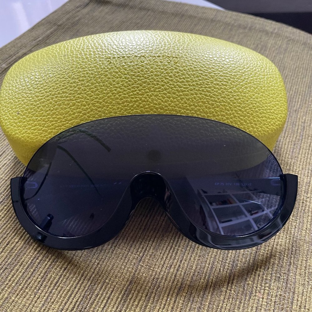 Emilio Pucci 139mm Retro Shield Sunglasses